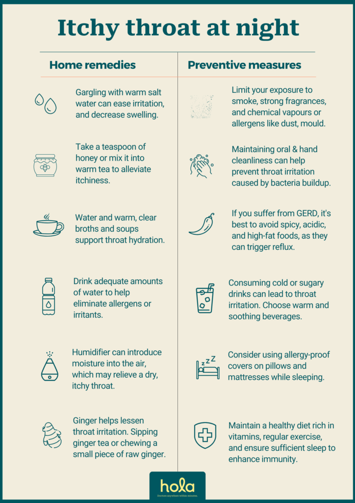 Home remedies for itchy throat at night – Hola Health 