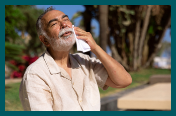 What is the difference between heat exhaustion and heat stroke?