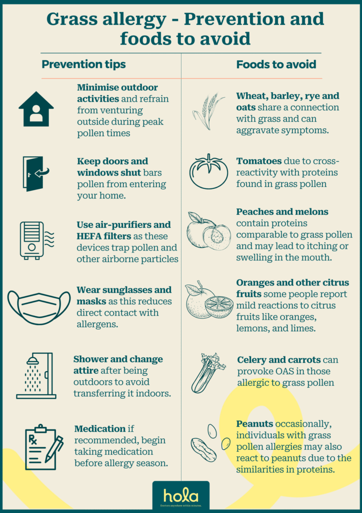 Grass allergy - symptoms, treatment and prevention