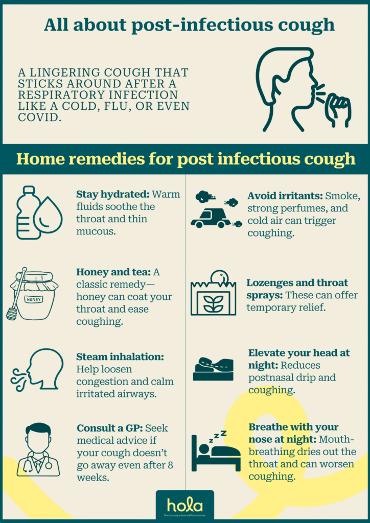 How to get rid of dry cough after respiratory infection?