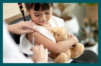 Flu vaccine in children: When to call the GP