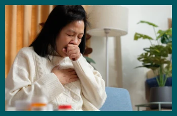 Why does a dry cough get worse at night?