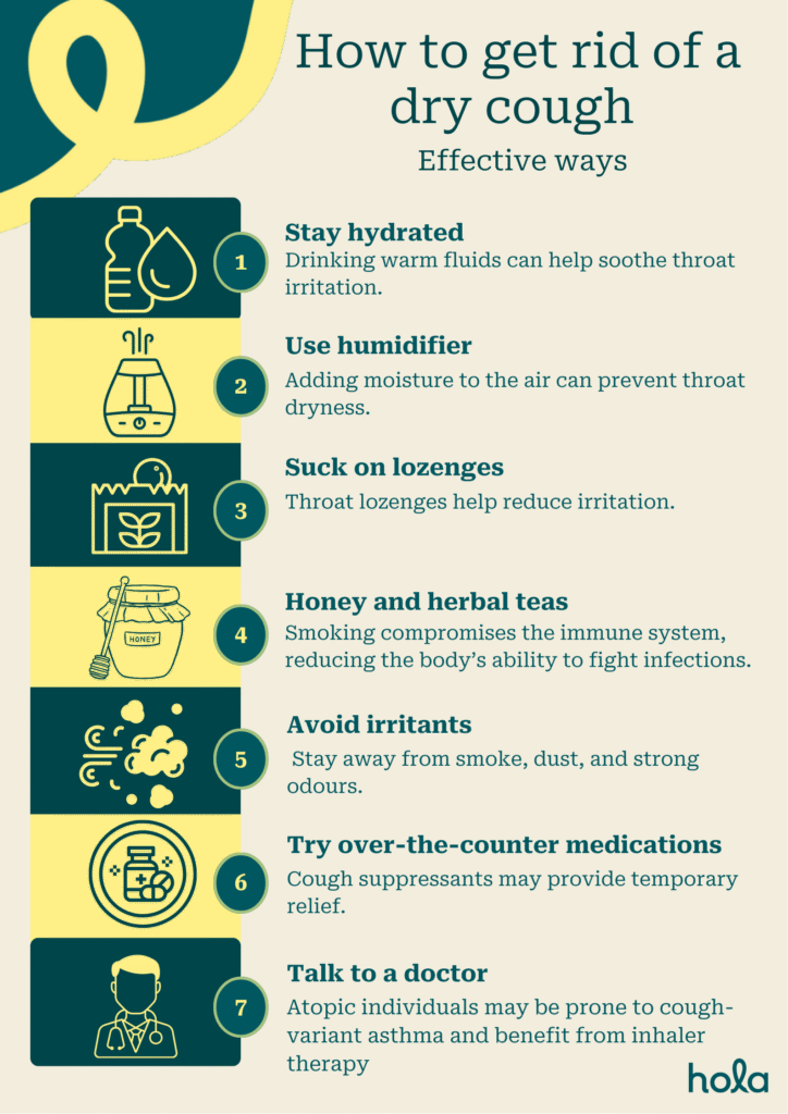 How to get rid of a dry cough