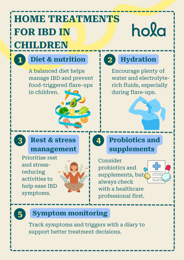 Home treatments for IBD in children