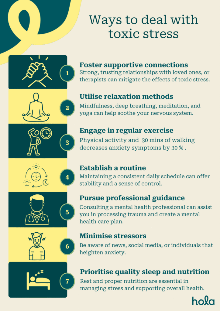 Ways to deal with toxic stress