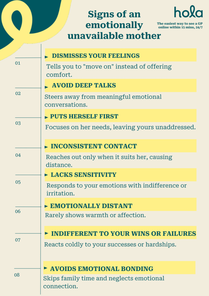 Signs of an emotionally unavailable mother: Therapist’s guide